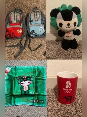 Lot of Official Licensed Beijing 2008 Summer Olympics Fuwa Mascots Memorabilia